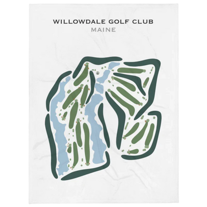 Willowdale Golf Club, Maine - Printed Golf Course