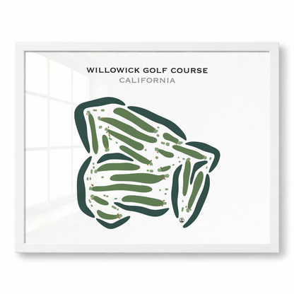 Willowick Golf Course, California - Printed Golf Courses