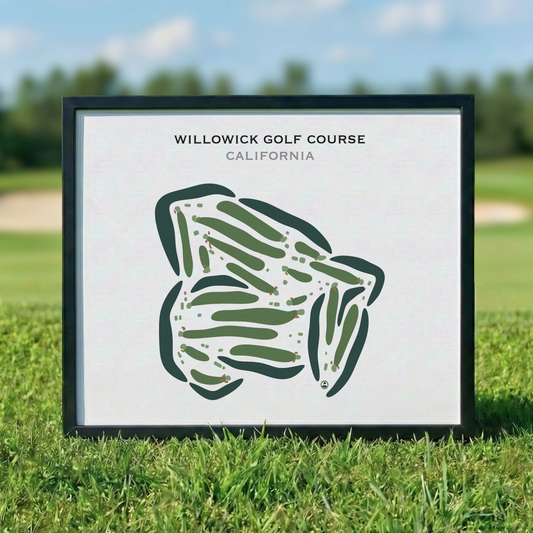 Willowick Golf Course, California - Printed Golf Courses