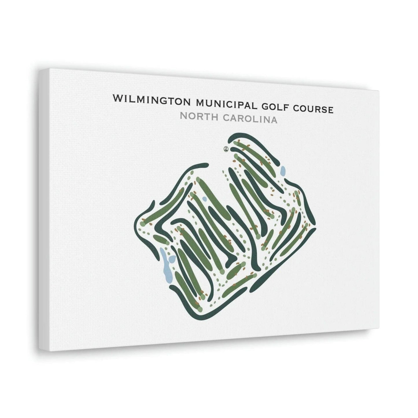 Wilmington Municipal Golf Course, North Carolina - Printed Golf Courses