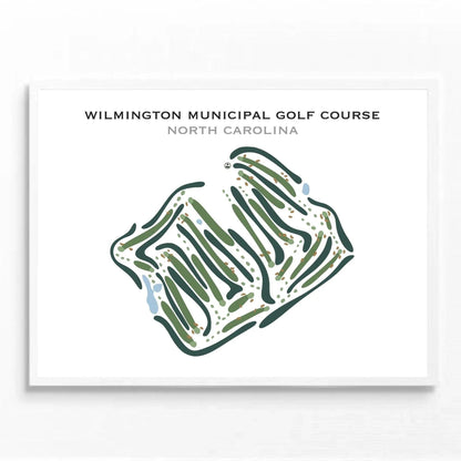 Wilmington Municipal Golf Course, North Carolina - Printed Golf Courses