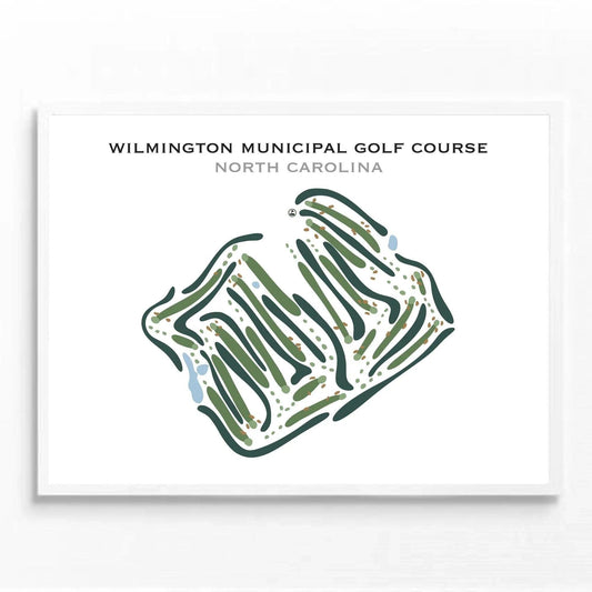 Wilmington Municipal Golf Course, North Carolina - Printed Golf Courses
