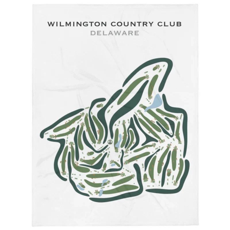 Wilmington Country Club, Delaware - Printed Golf Course