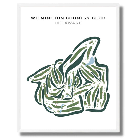 Wilmington Country Club, Delaware - Printed Golf Course