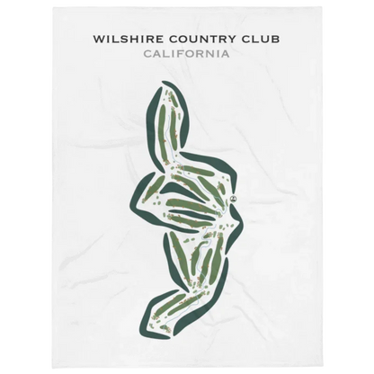 Wilshire Country Club, California - Printed Golf Courses