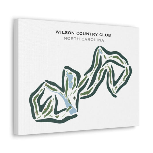 Wilson Country Club, North Carolina - Printed Golf Courses