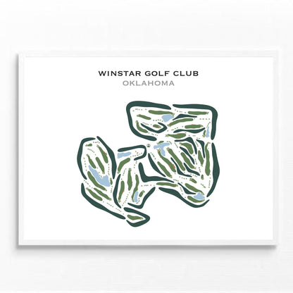 WinStar Golf Club, Oklahoma - Printed Golf Courses