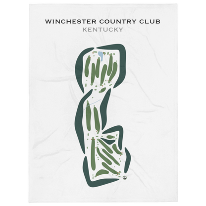 Winchester Country Club, Kentucky - Printed Golf Courses