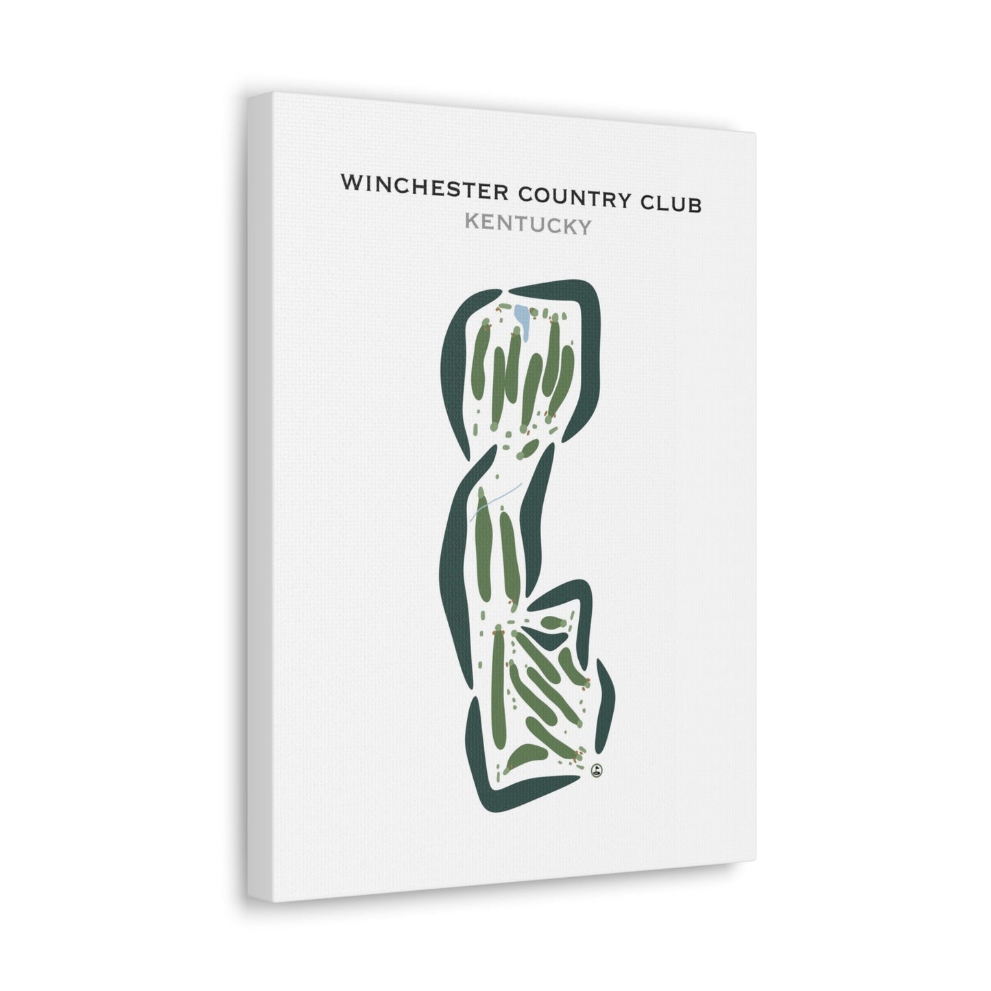 Winchester Country Club, Kentucky - Printed Golf Courses
