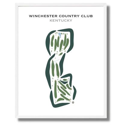 Winchester Country Club, Kentucky - Printed Golf Courses
