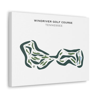 WindRiver Golf Course, Tennessee - Printed Golf Courses