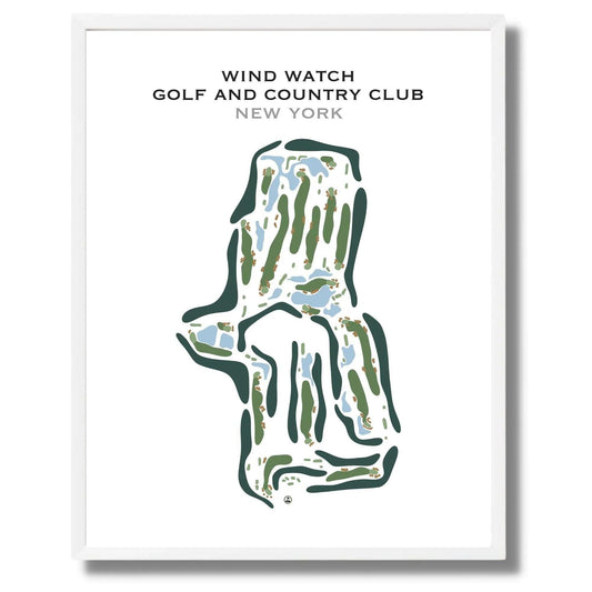 Wind Watch Golf & Country Club, New York - Printed Golf Course