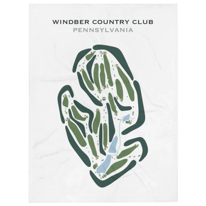 Windber Country Club, Pennsylvania - Printed Golf Courses