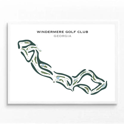 Windermere Golf Club, Georgia - Printed Golf Courses