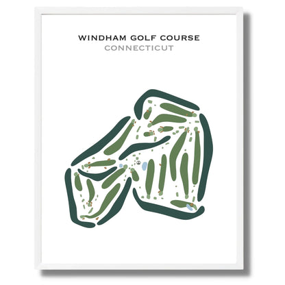Windham Golf Course, Connecticut - Printed Golf Courses