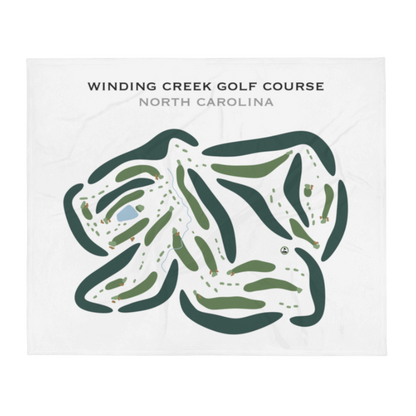 Winding Creek Golf Course, North Carolina - Printed Golf Courses