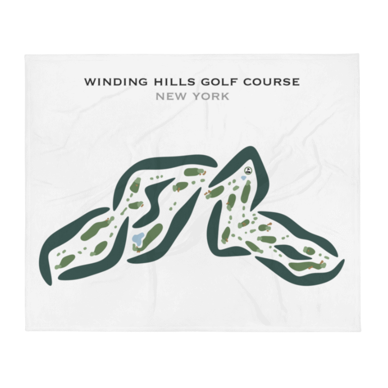 Winding Hills Golf Course, New York - Printed Golf Courses