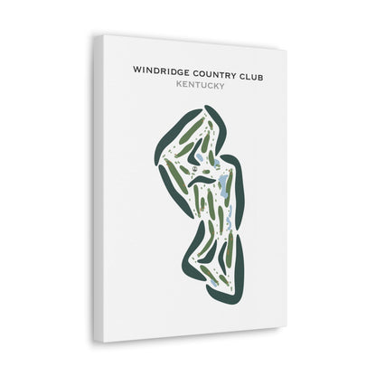 Windridge Country Club, Kentucky - Printed Golf Courses