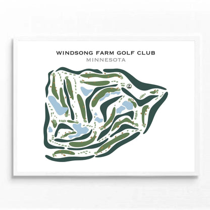 Windsong Farm Golf Club, Minnesota - Printed Golf Courses