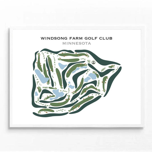 Windsong Farm Golf Club, Minnesota - Printed Golf Courses