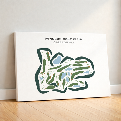 Windsor Golf Club, California - Printed Golf Courses