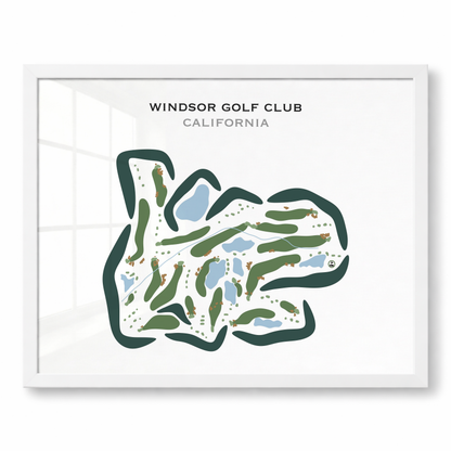 Windsor Golf Club, California - Printed Golf Courses