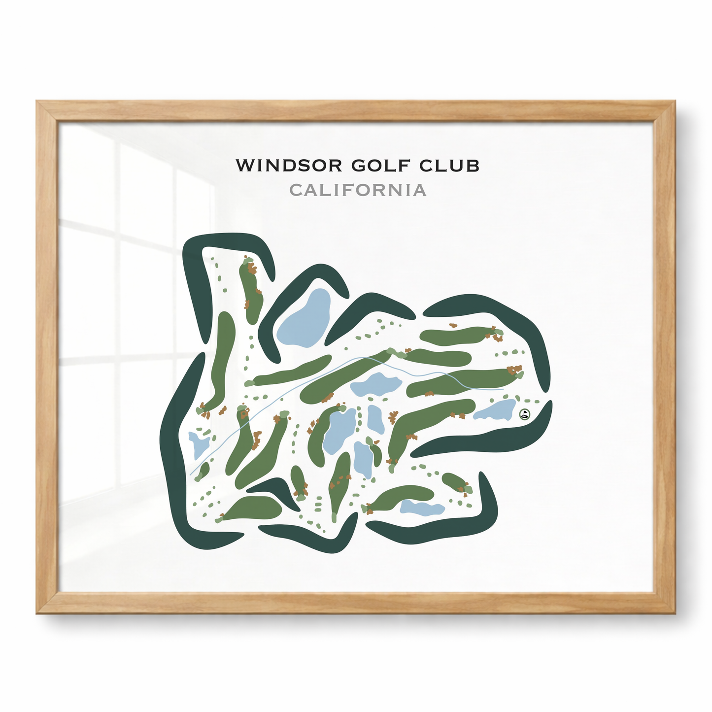 Windsor Golf Club, California - Printed Golf Courses