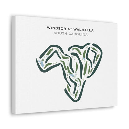 Windsor At Walhalla, South Carolina - Printed Golf Course