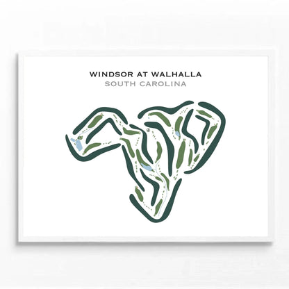 Windsor At Walhalla, South Carolina - Printed Golf Course