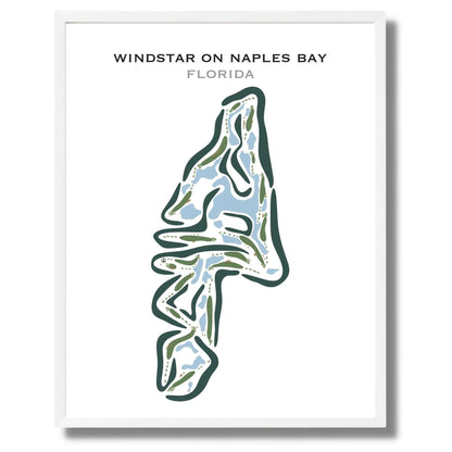 Windstar on Naples Bay, Florida - Printed Golf Courses