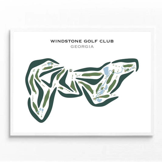 Windstone Golf Club, Georgia - Printed Golf Courses