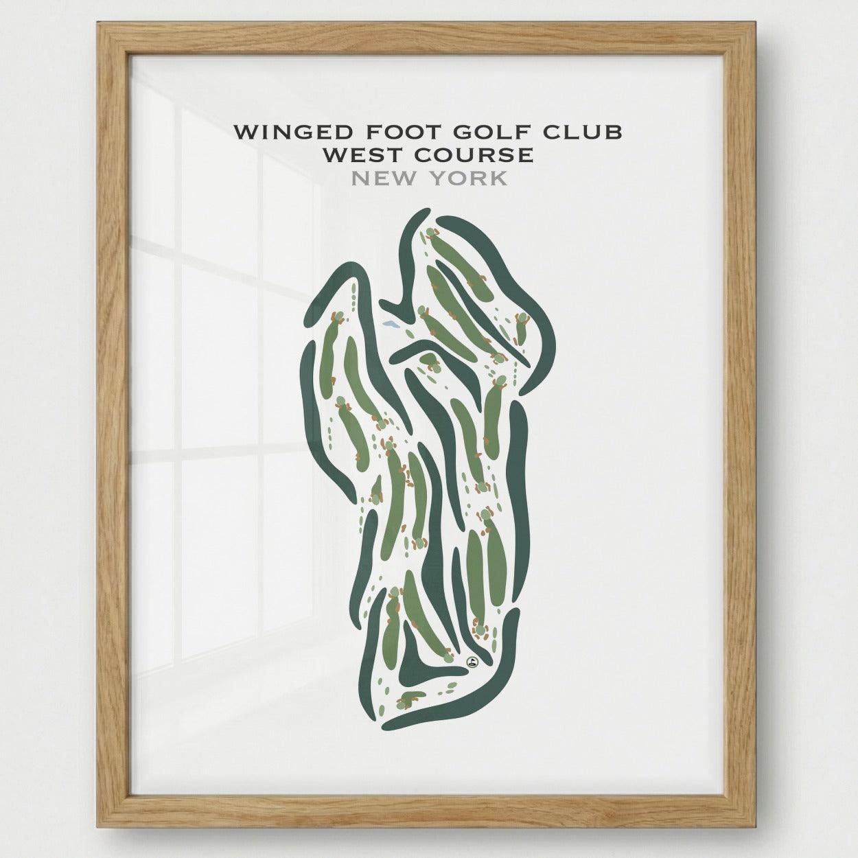 Winged Foot Golf Club - West Course, Westchester Country New York. - Printed Golf Courses