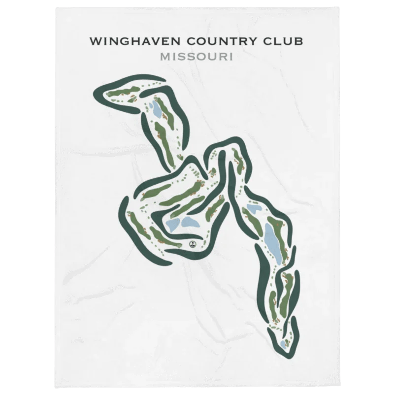 Winghaven Country Club, Missouri - Printed Golf Courses