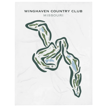 Winghaven Country Club, Missouri - Printed Golf Courses