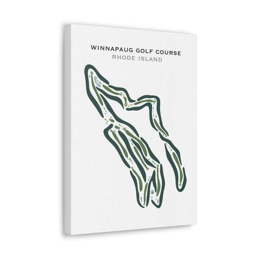 Winnapaug Golf Course, Rhode Island - Printed Golf Courses