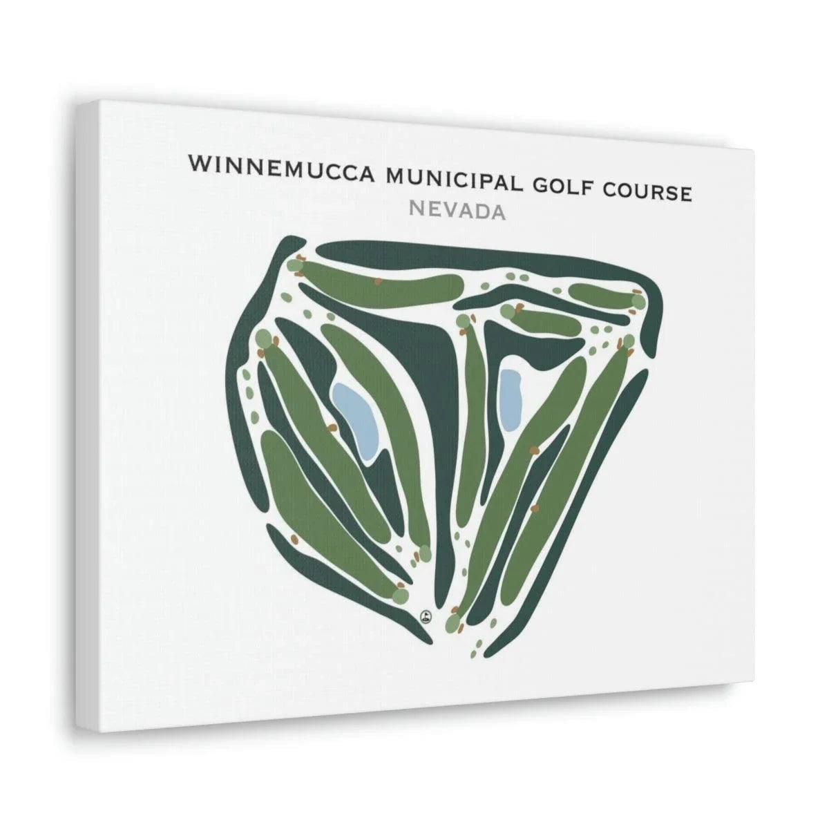 Winnemucca Municipal Golf Course, Nevada - Printed Golf Courses