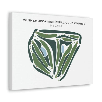 Winnemucca Municipal Golf Course, Nevada - Printed Golf Courses