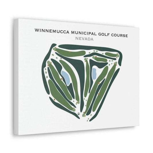 Winnemucca Municipal Golf Course, Nevada - Printed Golf Courses