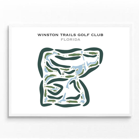 Winston Trails Golf Club, Florida - Printed Golf Courses