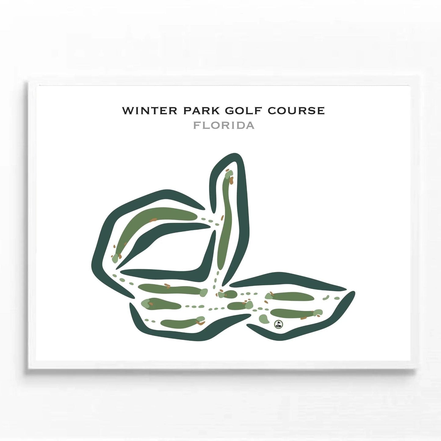 Winter Park Golf Course, Florida - Printed Golf Courses