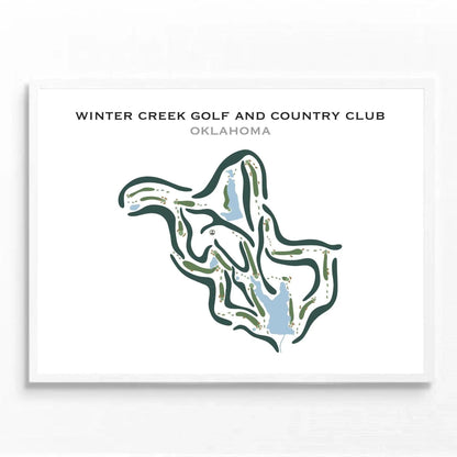 Winter Creek Golf & Country Club, Oklahoma - Printed Golf Courses