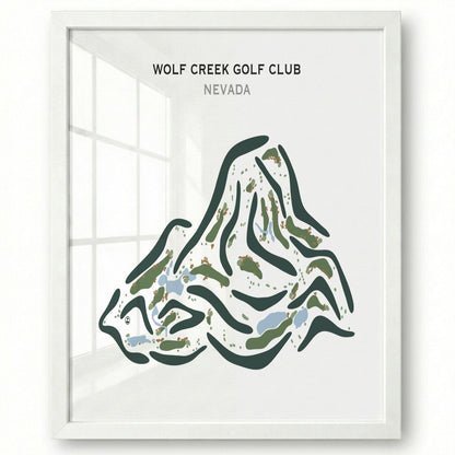 Wolf Creek Golf Club, Mesquite Nevada - Printed Golf Course