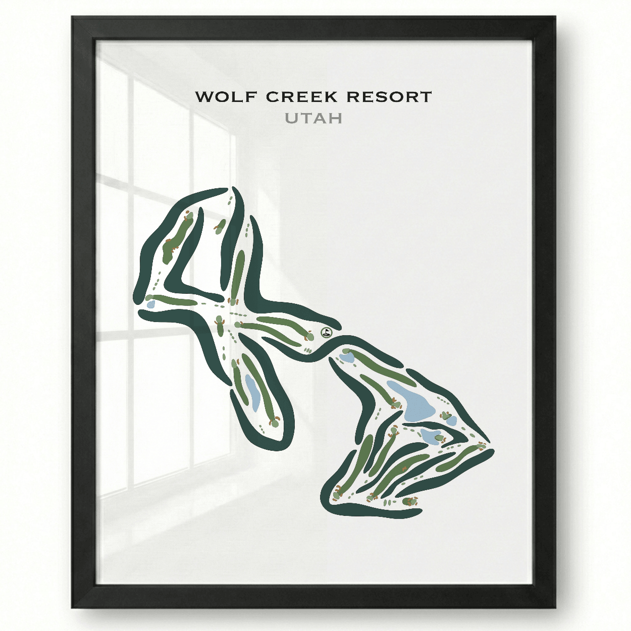 Wolf Creek Golf Resort, Eden Utah - Printed Golf Courses