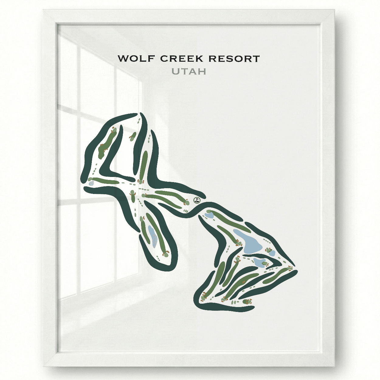 Wolf Creek Golf Resort, Eden Utah - Printed Golf Courses