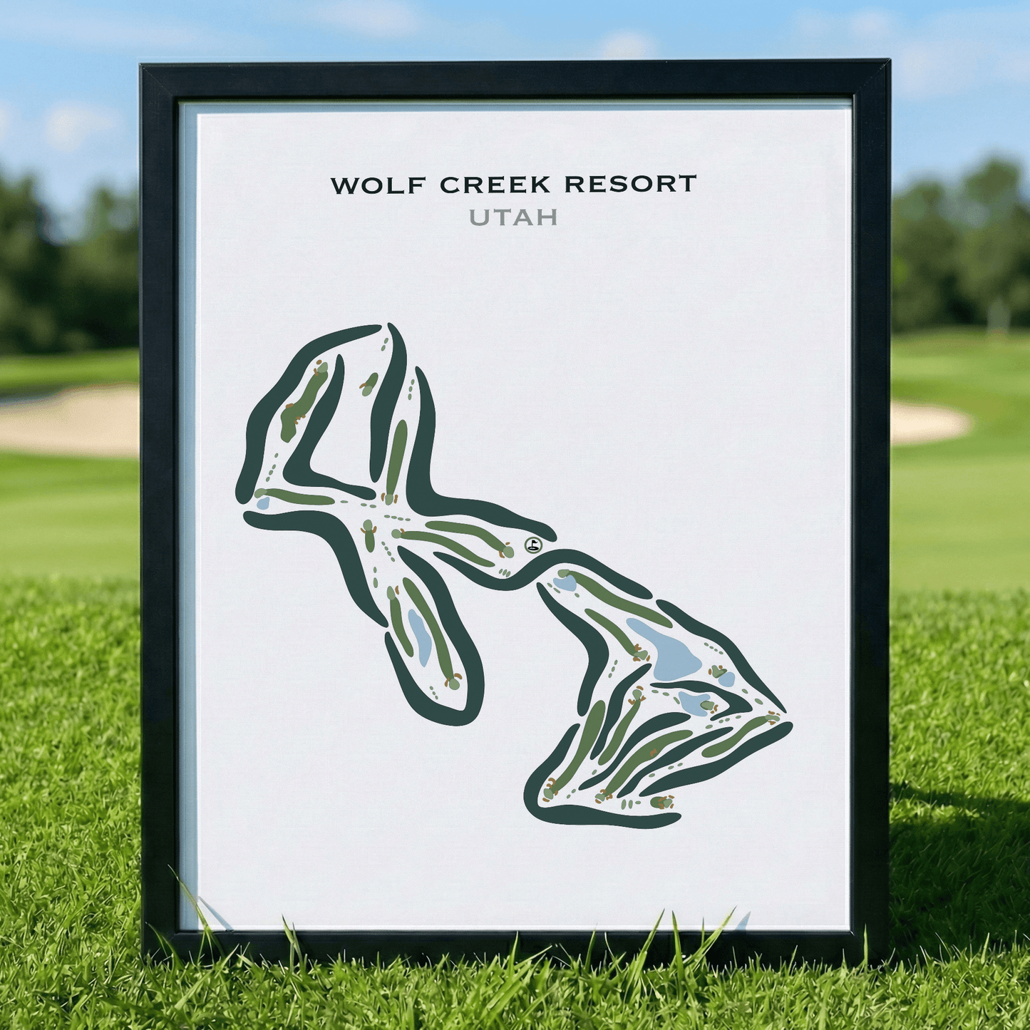 Wolf Creek Golf Resort, Eden Utah - Printed Golf Courses