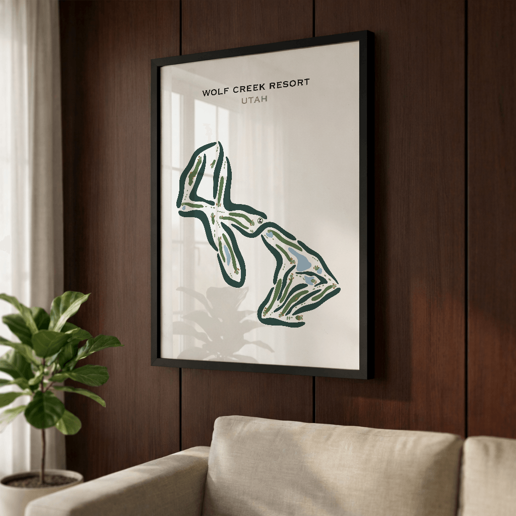 Wolf Creek Golf Resort, Eden Utah - Printed Golf Courses