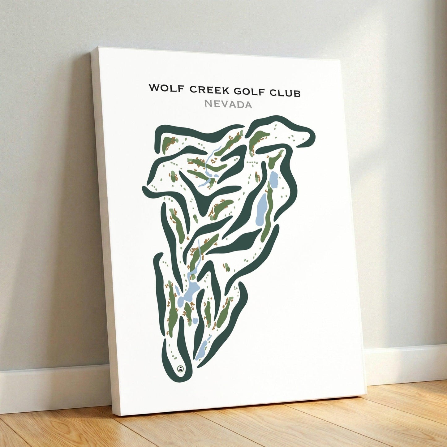 Wolf Creek Golf Club, Mesquite Nevada - Printed Golf Courses