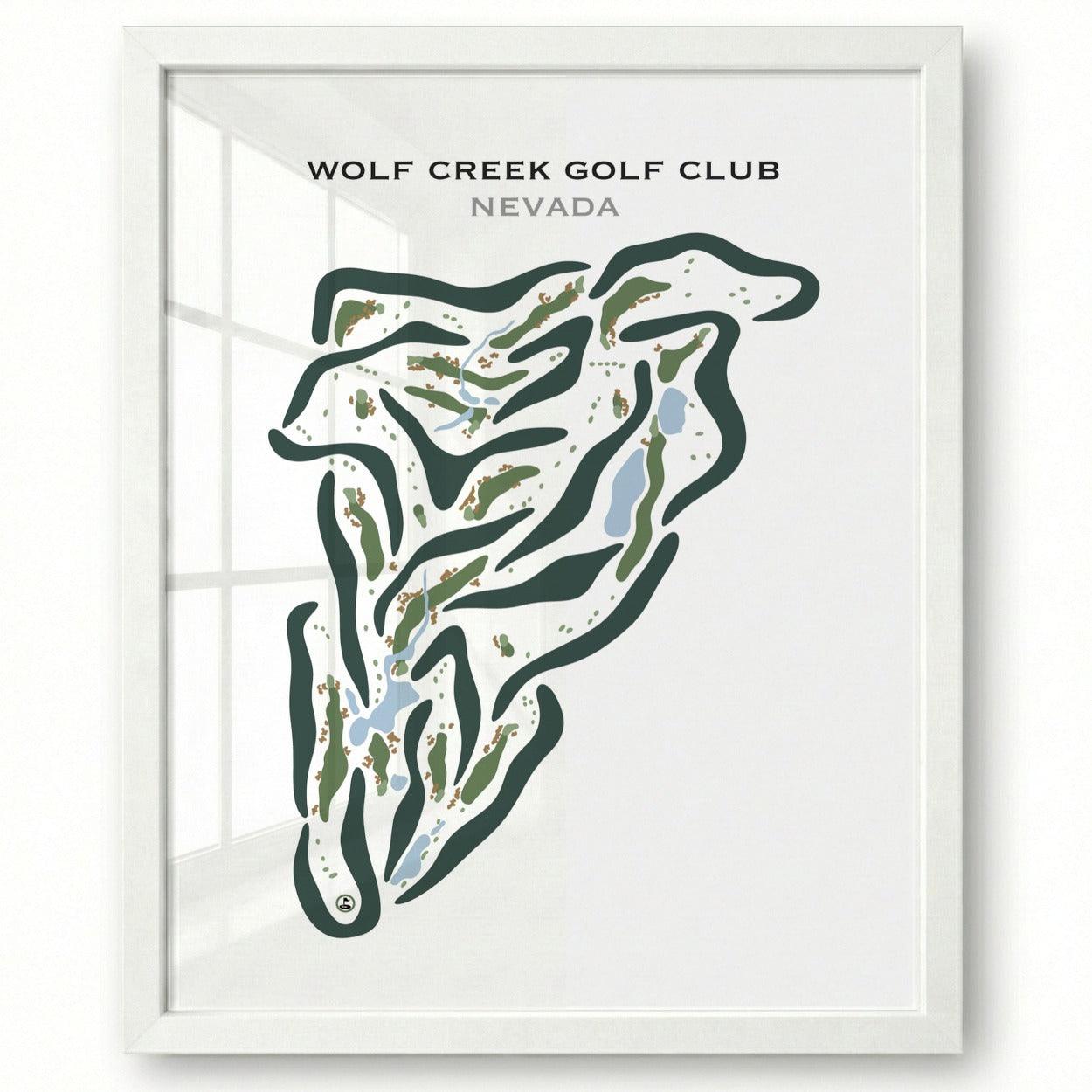 Wolf Creek Golf Club, Mesquite Nevada - Printed Golf Courses