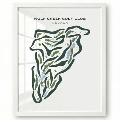 Wolf Creek Golf Club, Mesquite Nevada - Printed Golf Courses