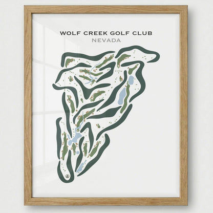 Wolf Creek Golf Club, Mesquite Nevada - Printed Golf Courses